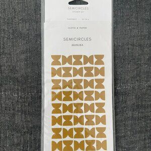 Cloth and Paper - Transparent Semicircle sticker set